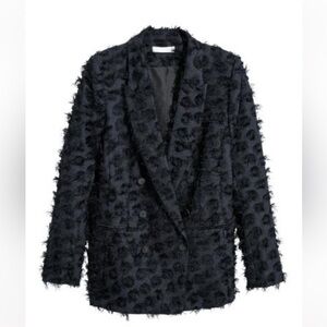 H&M double breasted blazer size 8